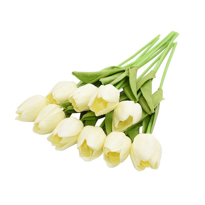 Artificial Tulip Flower Set 10 Pcs Artificial Tulip Flower Set 10 Pcs