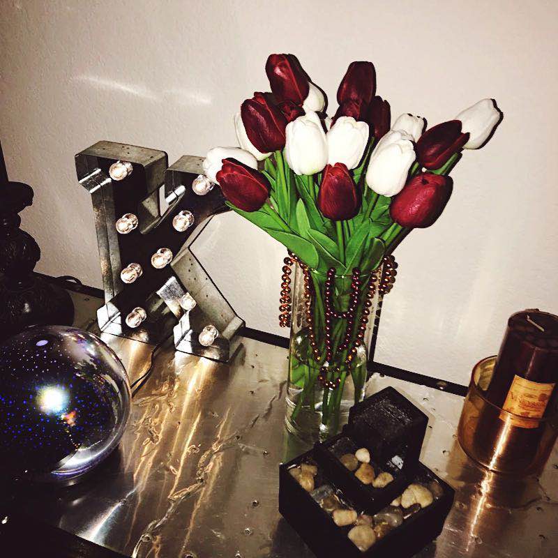 Artificial Tulip Flower Set 10 Pcs Artificial Tulip Flower Set 10 Pcs