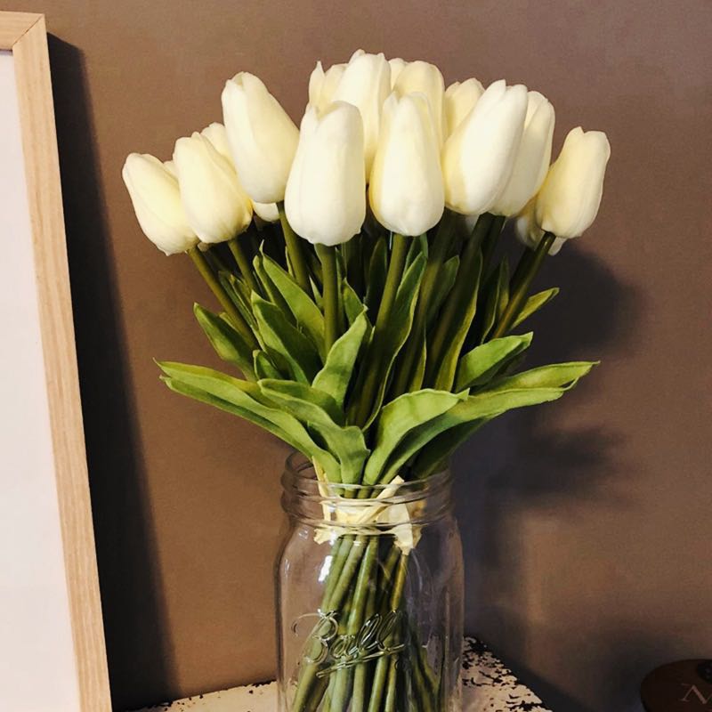 Artificial Tulip Flower Set 10 Pcs Artificial Tulip Flower Set 10 Pcs