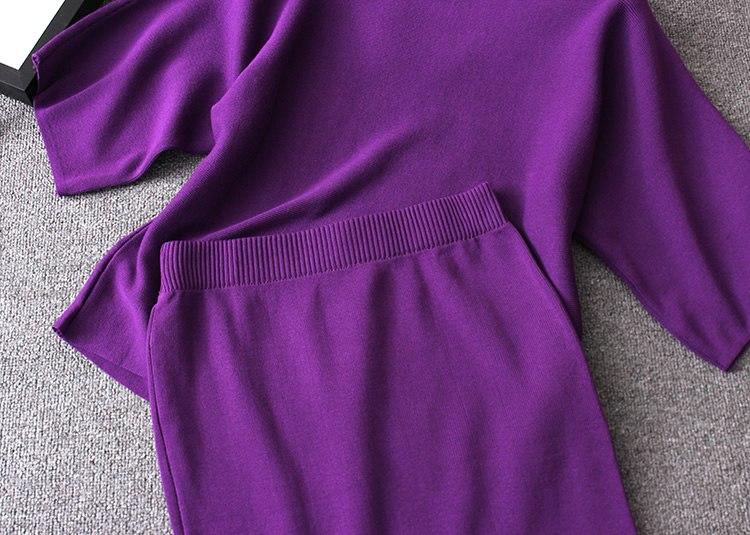 Women's Knitted Cotton Clothing 2 pcs/Set Women's Knitted Cotton Clothing 2 pcs/Set